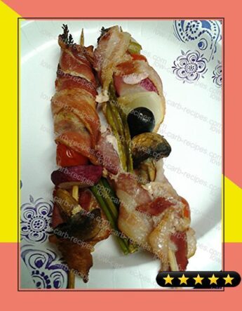 Bacon wrapped kebabs recipe