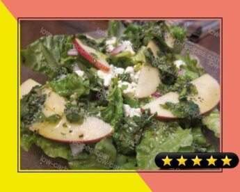 Mixed Greens & Pinata Apple Salad W/Cotija for 1 recipe