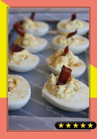 Bacon Horseradish Deviled Eggs recipe