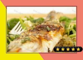Sea Bass Baked With Onion and Honey recipe