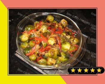 Brussels Sprouts and Red Pepper recipe