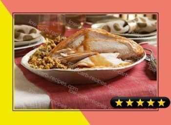Turkey Breast with Stuffing and Gravy recipe