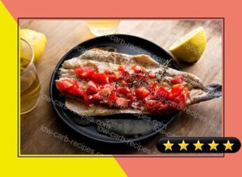 Rainbow Trout Baked in Foil With Tomatoes, Garlic and Thyme recipe