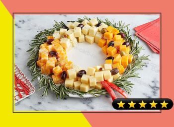 Easy Cheese Wreath recipe