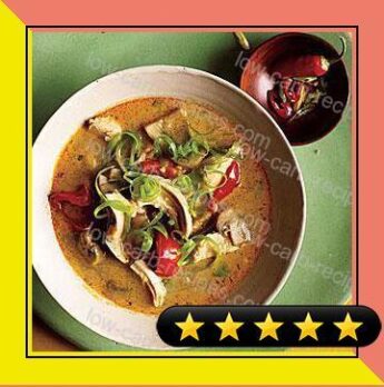 Spicy Thai Coconut Chicken Soup recipe