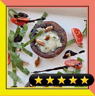 Roasted Portabello Mushrooms with Blue Cheese recipe