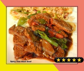 Spicy Thai Basil Beef recipe
